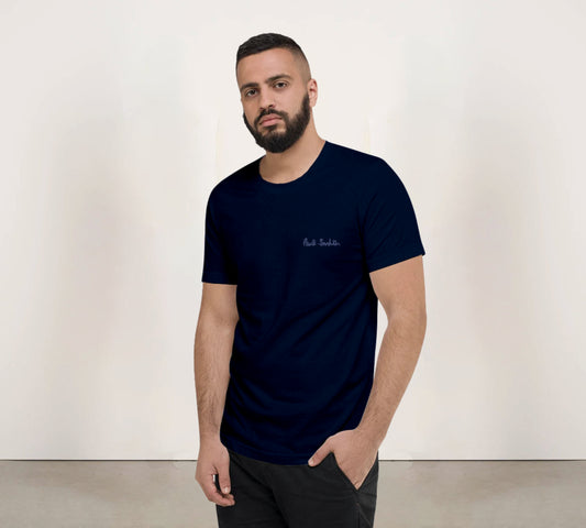 Men T-Shirt PS 016 Navy Blue