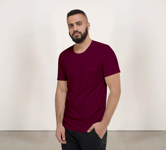 Men T-Shirt PS 019 Maroon