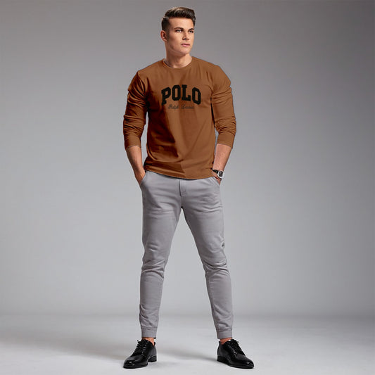 Men Micro Fleece Sweat (Brown) 02