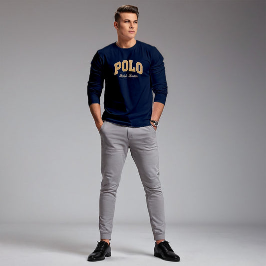 Men Micro Fleece Sweat (Navy Blue) 03