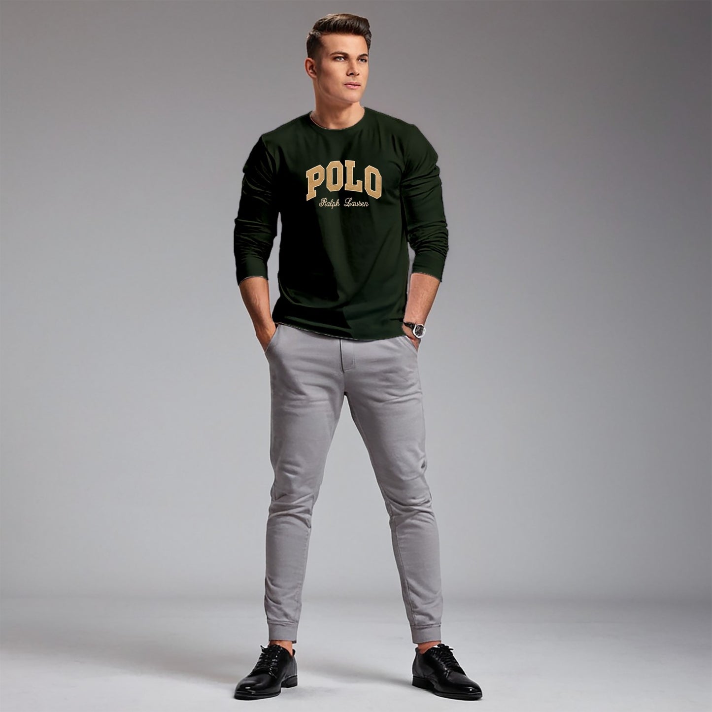 Men Micro Fleece Sweat (Green) 04